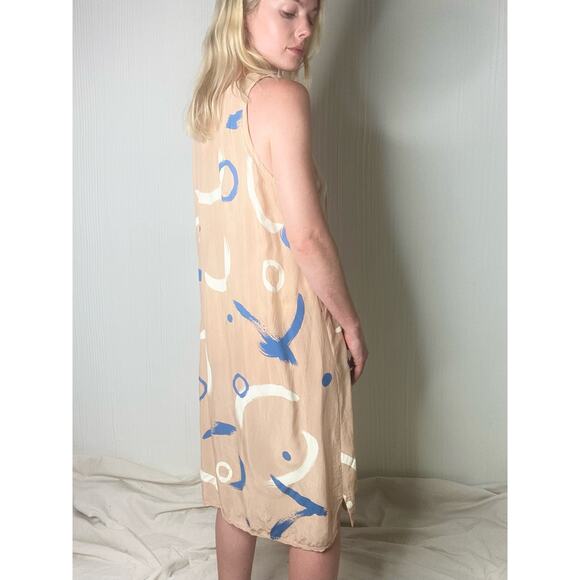 MAKE IT GOOD Portland Abstract Pattern Sleeveless Tunic Dress US MEDIUM - Picture 8 of 14